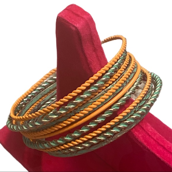Anthro bangles bracelet LOT jewelry classic set